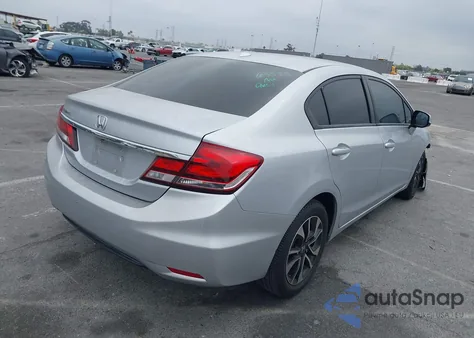 2013 Honda Civic Ex из США, поврежденный, VIN 2HGFB2F80DH538567